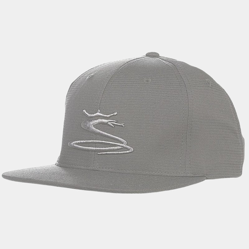 Cobra Tour Snake Snapback Cap in grey