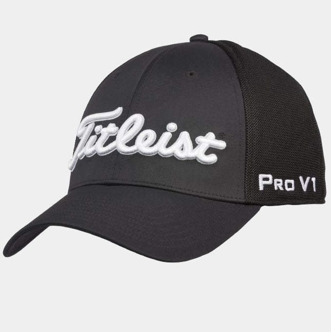 Titleist Tour Sports Mesh Cap 18 in black